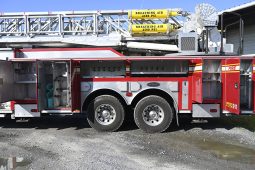 sold sold sold 2003 E-One 95′ Aerial Platform Quint full