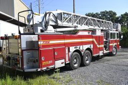sold sold sold 2003 E-One 95′ Aerial Platform Quint full