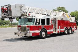 SOLD SOLD SOLD 1996 LTI 100′ Aerial Platform Quint with 2019 Refurb