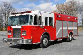 SOLD SOLD SOLD 2003 SPARTAN/SVI HEAVY RESCUE WITH PUMP AND CASCADE